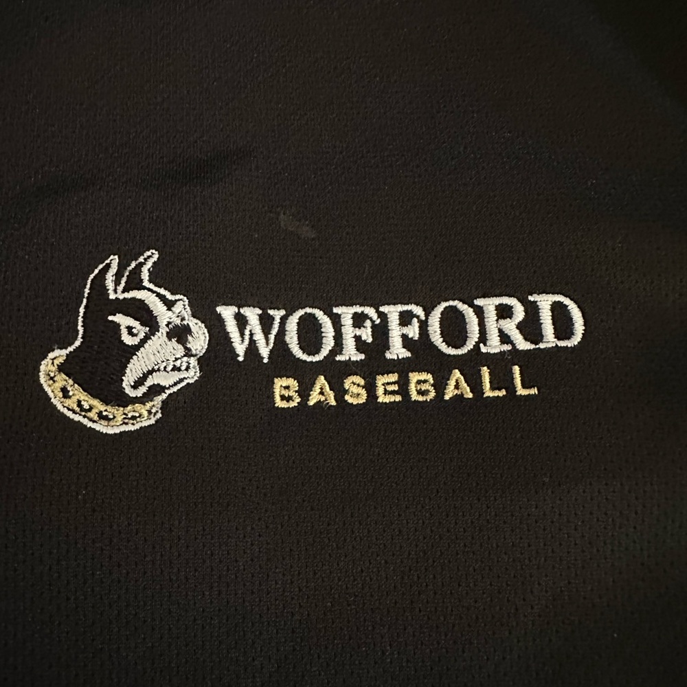 Adidas Black Wofford Baseball Polo Shirt - Picture 3 of 3